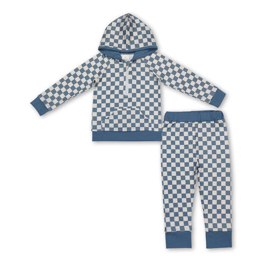 Blue Checkered set